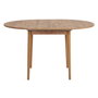 Hanah Home Mesa de Comedor Extensible en Pino Atlántico, 100x100 cm (extensible a 131 cm), Tablero de Melamina, Patas de Madera, Color Pino Atlántico